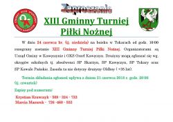 XIII Gminny Turniej Piłki Nożnej